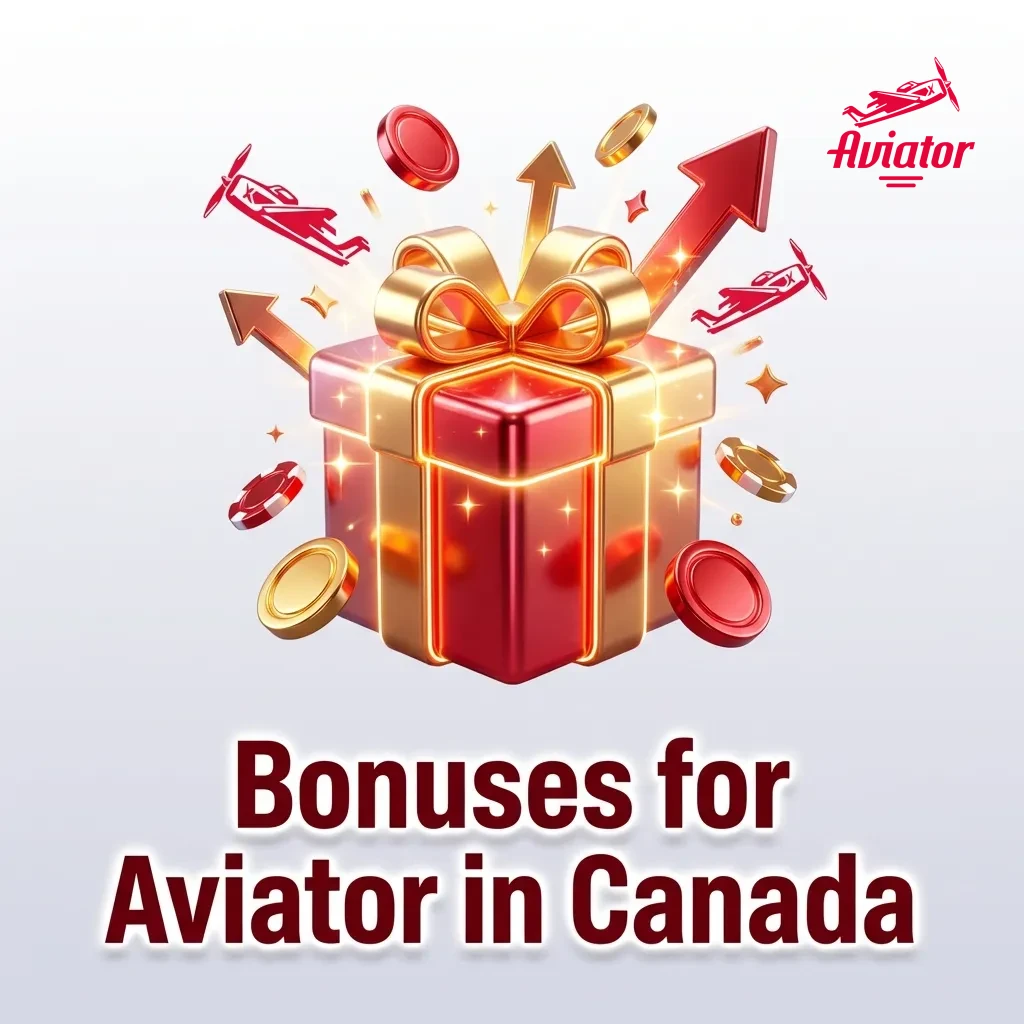 Casino bonuses for Aviator game in Canada including welcome offers, reload bonuses, cashback, and exclusive tournaments