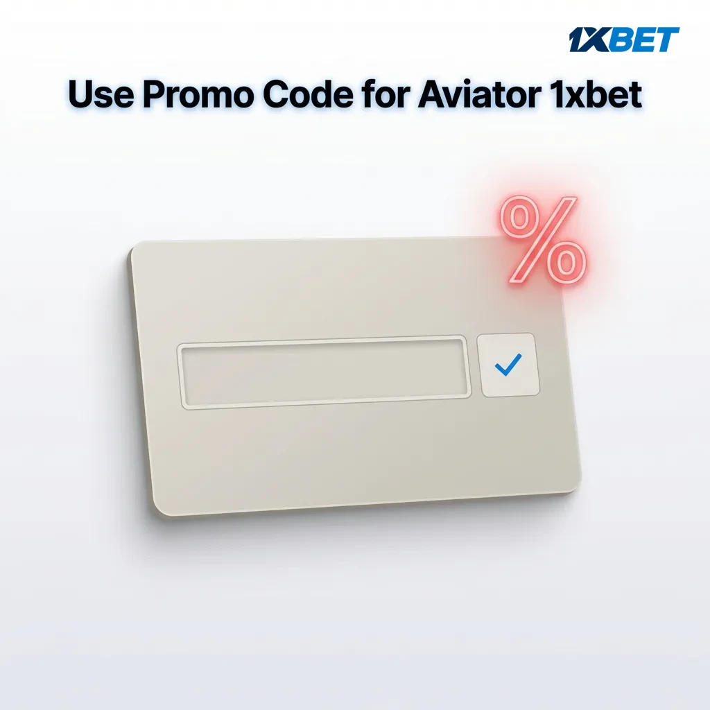 Aviator 1xbet promo code AVIATOR2024 displayed on registration form for bonus activation
