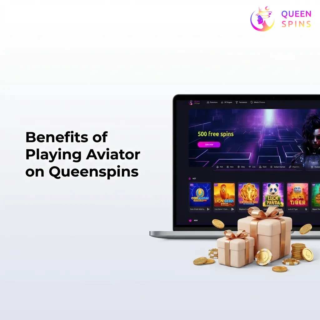 Aviator game interface on Queenspins showing live chat, real-time stats, and dual-bet mode features with 97% RTP display